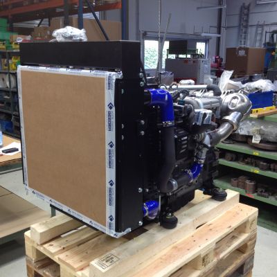 Powerpack mit Kühleranbauteil
