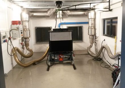 Einer unserer Motorenprüfstände